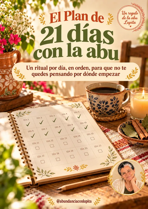 Portada del Bono 1: El Plan de 21 días con la abu